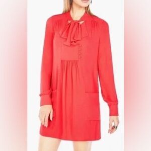 BCBG Max Azria red mini shift dress, size M, Damaria